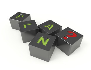 plan and question mark