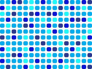 Blue mosaic