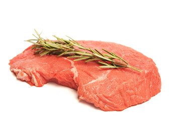 Fresh beef and rosemary