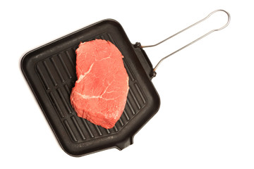 Fresh beef on the grill