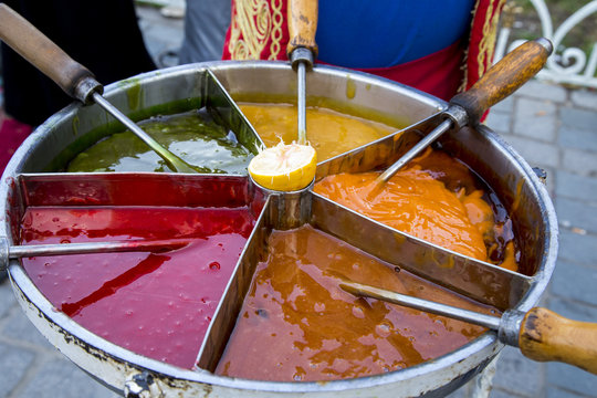 Ottoman paste Turkish traditional sweet macun