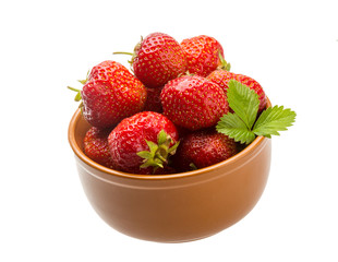 Strawberry in the bowl