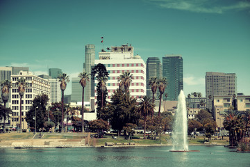 Obraz premium Los Angeles downtown