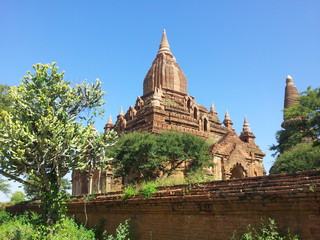 Fototapeta na wymiar Sein Nyet Pagoda, Bagan
