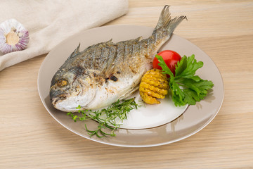 Grilled dorado