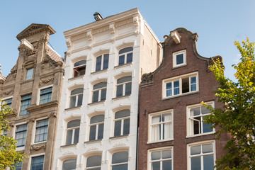 Fototapeta premium alte häuser in amsterdam