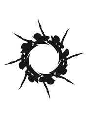 Abstraktes rundes Logo Design