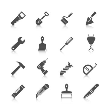 Home repair tools icons