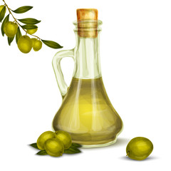 Olive oil bottle