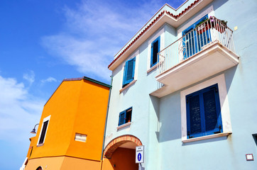 the old town of termoli, molise, italy