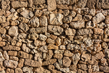 Old stone wall surface