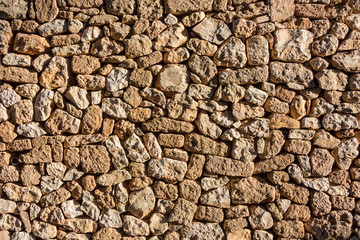 Old stone wall surface
