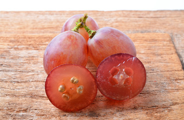 Fototapeta na wymiar red grapes