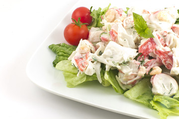Mayonnaise Seafood Salad