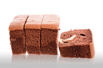 chocolate cake slice