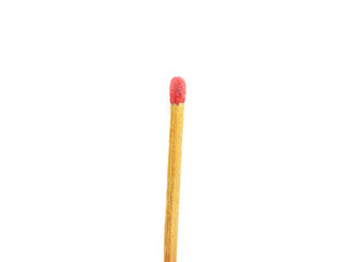 red match isolated on a white background