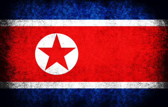 The National Flag of the North Korea