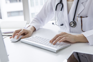 Physician input to the PC diagnostic results