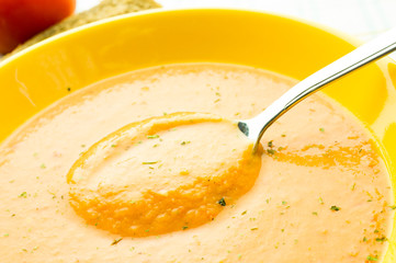 Tomato soup, gazpacho