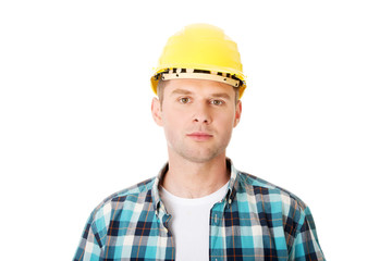 Portrait of an handsome engineer