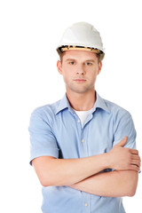 Portrait of an handsome engineer