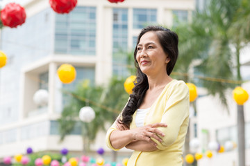 Senior Vietnamese woman