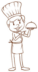 A simple sketch of a chef