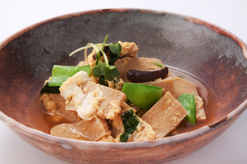 高野豆腐の玉子とじ