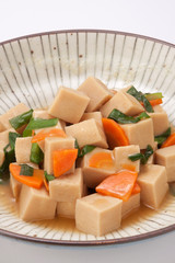 高野豆腐の揚げ浸し