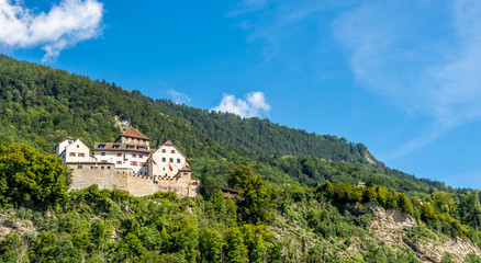 Fototapeta na wymiar Vaduz castle in Lichtenstein