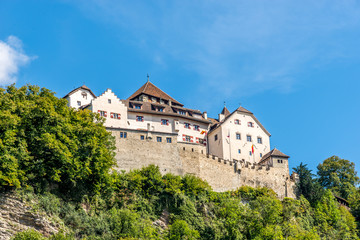 Fototapeta na wymiar Vaduz castle in Lichtenstein