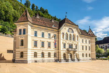 Parliament of Liechtenstein in Vaduz - obrazy, fototapety, plakaty