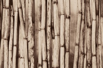 Vintage Wooden Cane Background