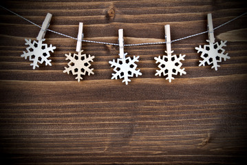 Snowflakes on a Line