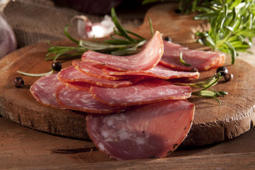 Sliced sausage
