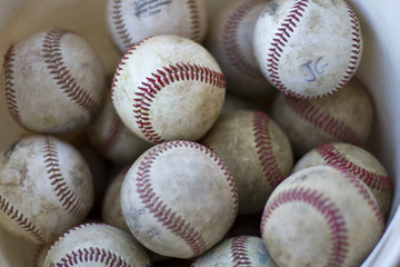 Bucket of Baseballs