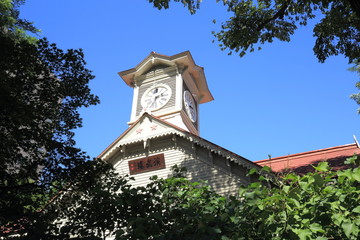 Sapporo Clock Tower in Japan