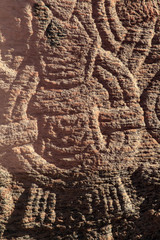 Runenstein von Jelling, Dänemark - Nahaufnahme