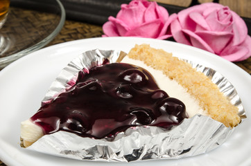 Blueberry cheese pie