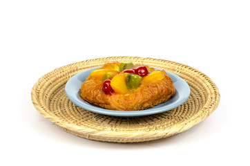 Mixed fruit Danish pastry