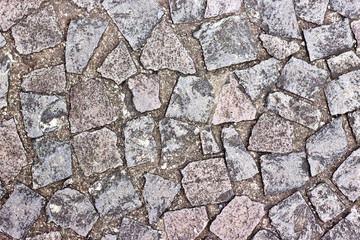 Stone pavement background. 