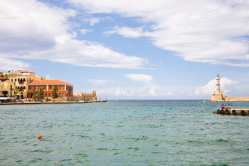Obraz premium Chania harbor, Crete