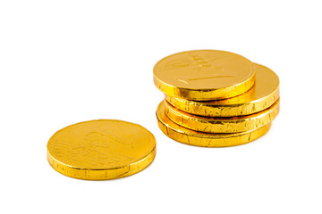 European chocolate money