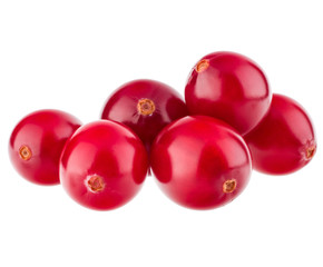 cranberry  isolated on white background cutout