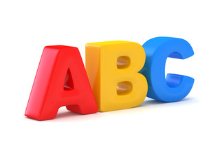 ABC alphabet.