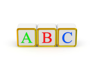 ABC alphabet.