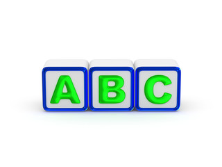 ABC alphabet.