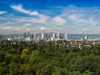 Fototapeta na wymiar The City of Frankfurt am Main, Germany