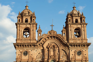 Fototapeta na wymiar Iglesia de la Compania in Cusco