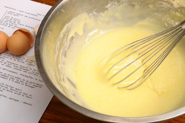 Cooking a cake